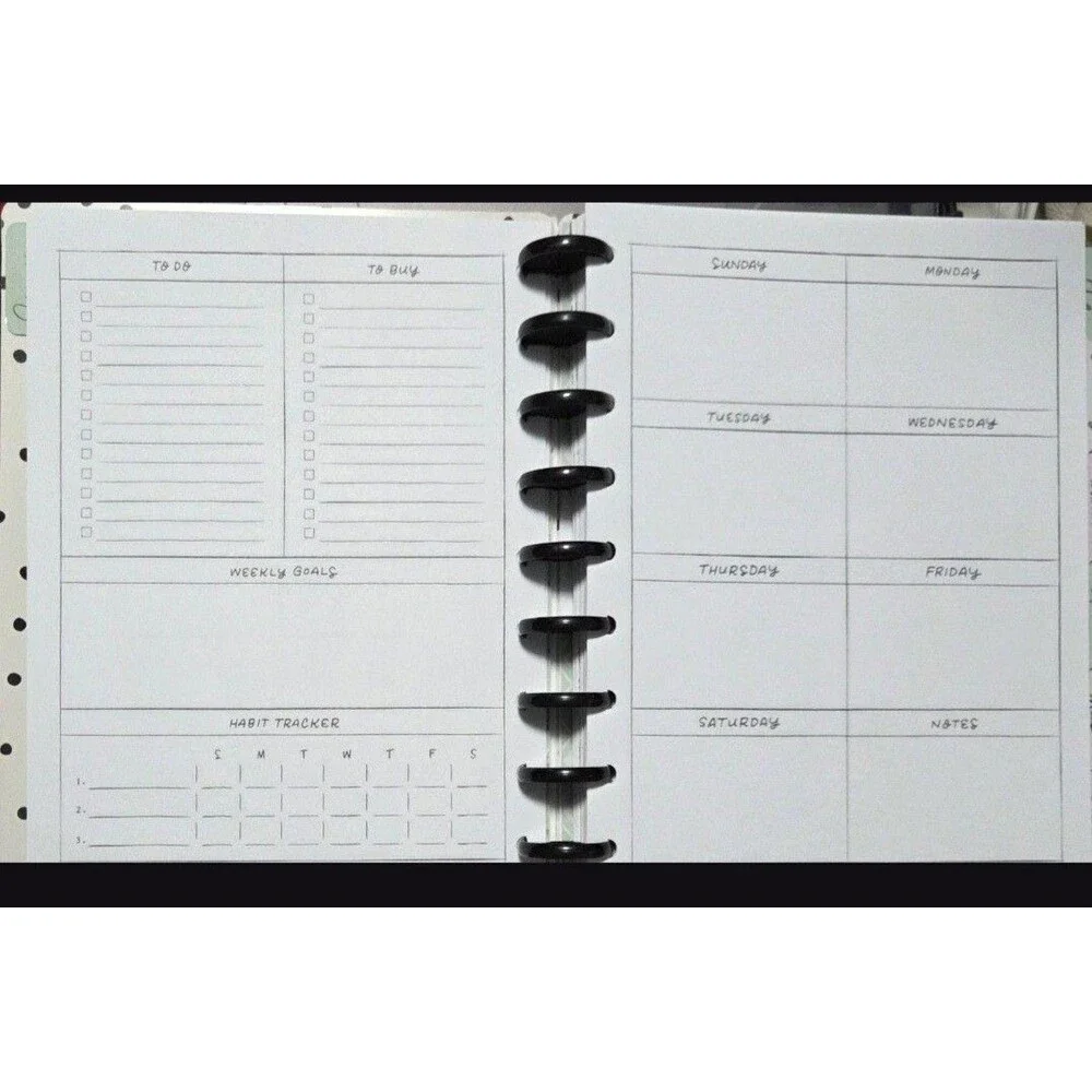 Maggie Holmes Day-To-Day 9 Disc Undated Planner 7.5